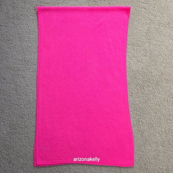Rare Cashmere HOT PINK "Neon Azalea" J. Crew Collection - Picture 11 of 16